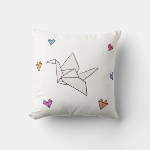 Cojín Decorativo Grúa de papel volador