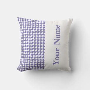 Cojín Decorativo Grúa morada moderna con nombre