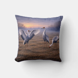 Cojín Decorativo Grullas monje en invierno -