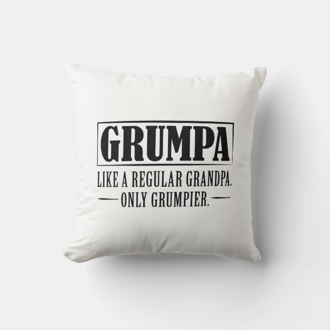 Cojín Decorativo Grumpa (Anverso)