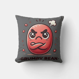 Cojín Decorativo Grumpy Bean - El Moody Little Bean