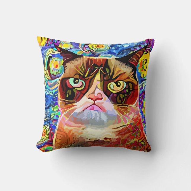 Cojín Decorativo Grumpy Starry Night (Anverso)