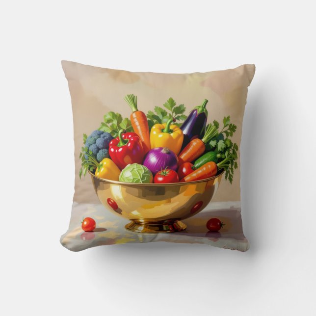 Cojín Decorativo „Grüne Kraft – Das Leben aus der Erde“ (Anverso)