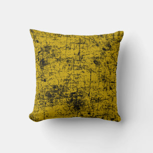 Cojín Decorativo Grunge amarillo