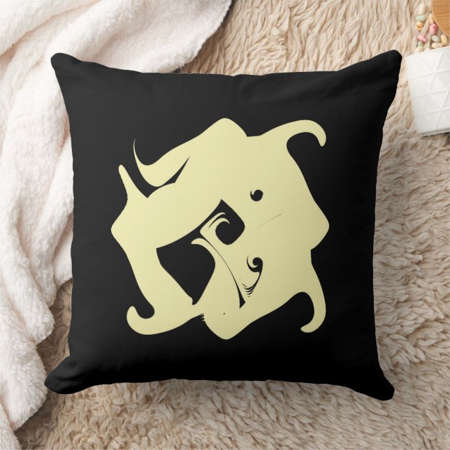 Cojín Decorativo Grunge Arte Fractal Estético (Manta)