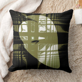 Cojín Decorativo Grunge Arte Fractal Estético