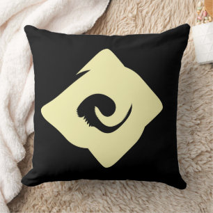 Cojín Decorativo Grunge Arte Fractal Estético