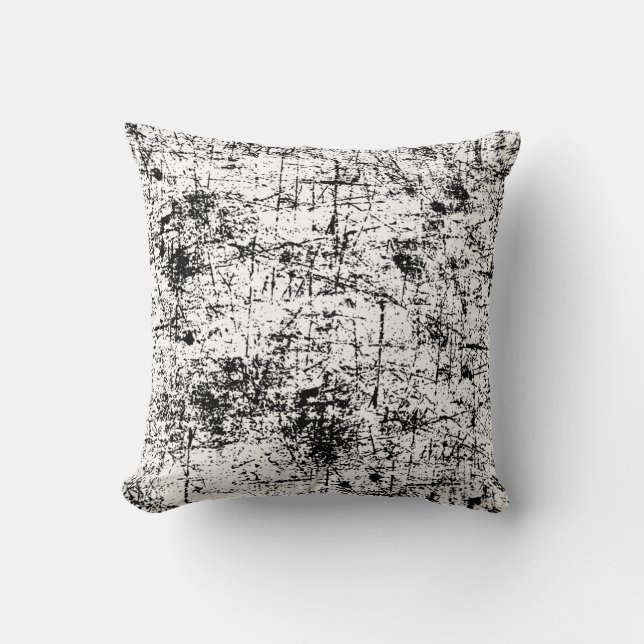 Cojín Decorativo Grunge blanco (Anverso)