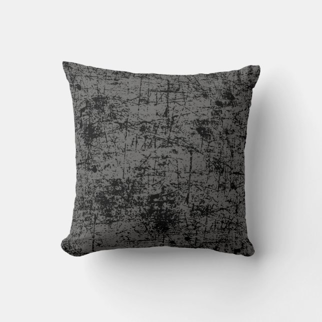 Cojín Decorativo Grunge gris (Anverso)
