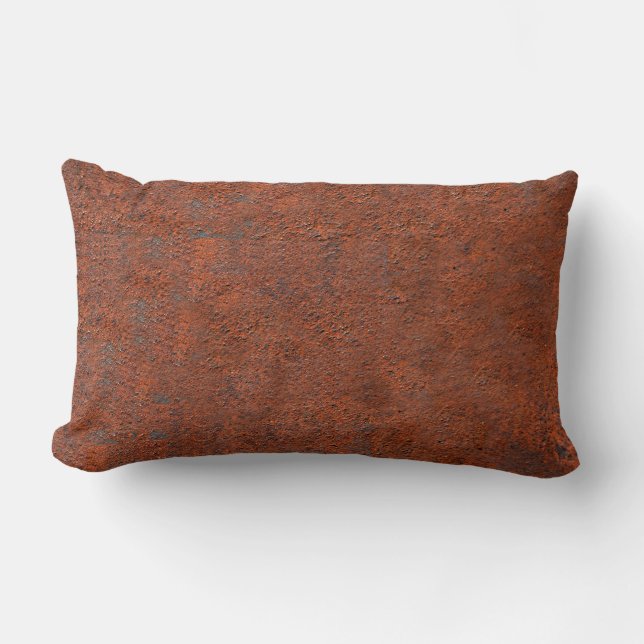 COJÍN DECORATIVO GRUNGE RUST LUMBAR (Anverso)