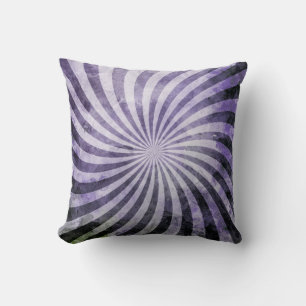 Cojín Decorativo Grunge Spiral Burst