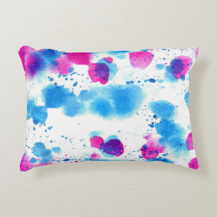 Cojín Decorativo Grunge Stains Textura de acuarela