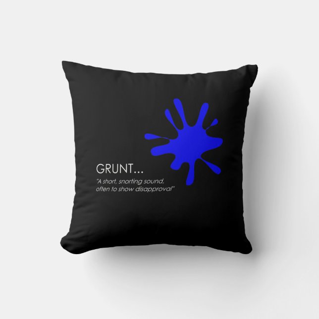 Cojín Decorativo Grunt Pillow (Anverso)