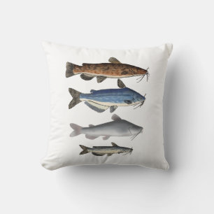 Cojín Decorativo Grupo de pescadores de pescado de Norteamérica