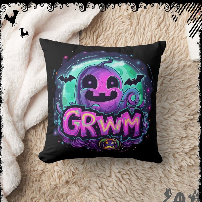 Cojín Decorativo GRWM | ExDiseñadora | Halloween (Subido por el creador)