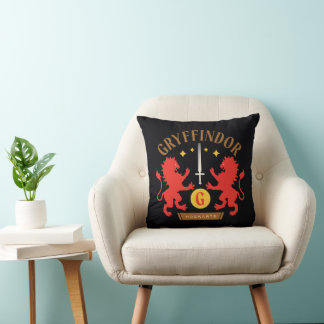 Cojín Decorativo GRYFFINDOR™ Casa Doble León Espada Gráfica