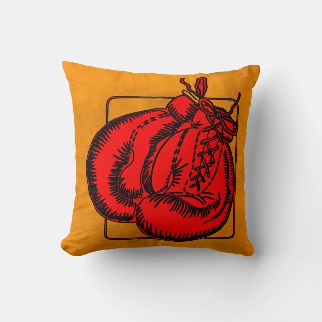 Cojín Decorativo Guantes de boxeo (Anverso)