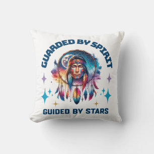 Cojín Decorativo Guardado por el espíritu, guiado por las estrellas