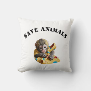 COJÍN DECORATIVO GUARDAR LA PAREJA ANIMALES