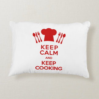 Cojín Decorativo Guarde la calma y guarde el cocinar