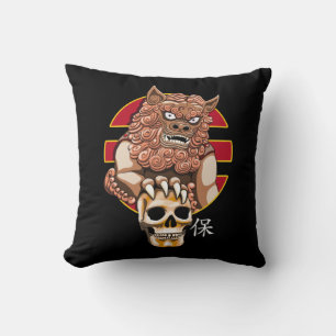 Cojín Decorativo Guardián de leones chino - Perro Foo