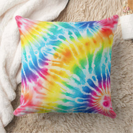 Cojín Decorativo Guay Aqua Red Blue Yellow Naranja Tie Dye