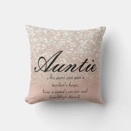 Cojín Decorativo Guay, asombrosa, tía sinvergüenza rosada