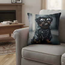 Guay Biker Dog con gafas de sol Rock divertido de 