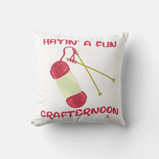 Cojín Decorativo Guay Crafternoon Crafty Hobby DIY Love (Anverso)