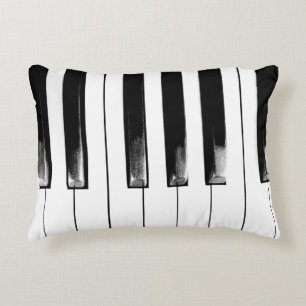 Cojín Decorativo Guay divertido con las claves de piano antiguas