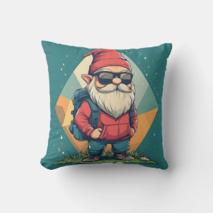 Cojín Decorativo Guay Gnome en una aventura: Ilustracion divertido