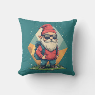 Cojín Decorativo Guay Gnome en una aventura: Ilustracion divertido