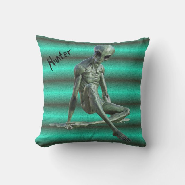 Cojín Decorativo Guay Grey Alien Pillow (Anverso)