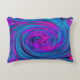 Cojín Decorativo Guay Hot Pink, Purple and Blue Abstract Retro