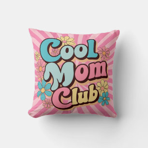 Cojín Decorativo Guay Mom Club - Elegante regalo del Día de la Madr