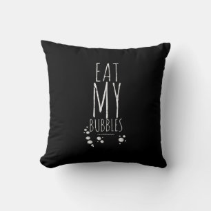 Cojín Decorativo Guay Natación Comer Mis Burbujas Nadar Divertido N