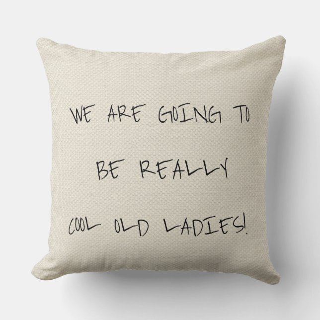 Cojín Decorativo Guay Old Ladies Toss Pillow (Anverso)