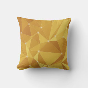 Cojín Decorativo Guay Shades of Gold Formas de polígonos múltiples