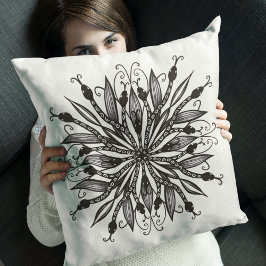 Cojín Decorativo Guay Snakes Black And White Botantic Gothic