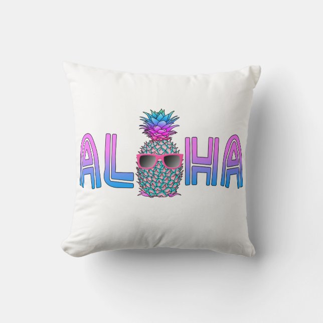 Cojín Decorativo Guay Tropical Aloha Pineapple (Anverso)