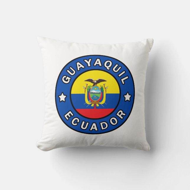 Cojín Decorativo Guayaquil Ecuador (Anverso)