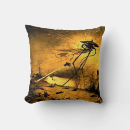 Cojín Decorativo Guerra de los Mundos H G Wells Scifi