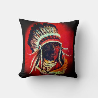 Cojín Decorativo "Guerrero Nativo"