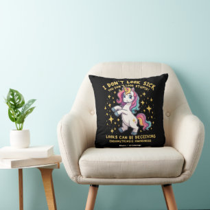 Cojín Decorativo Guerrero Unicornio fuerte para la sensibilización
