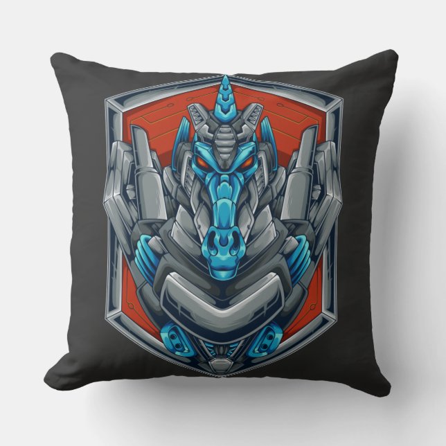 Cojín Decorativo Guerreros Mecha (Anverso)