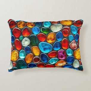 Cojín Decorativo Guijarros multicolores del mar