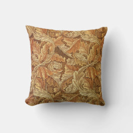 Cojín Decorativo Guillermo Morris Acanthus Brown Saltos de Otoño