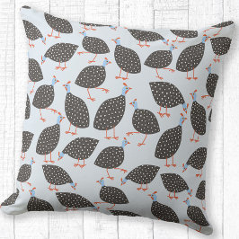 Cojín Decorativo Guinea Fowl Cute Blue