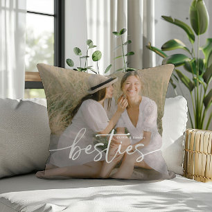 Cojín Decorativo Guion Amigas 2x Foto Personalizadas