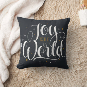 Cojín Decorativo Guión de alegría al mundo